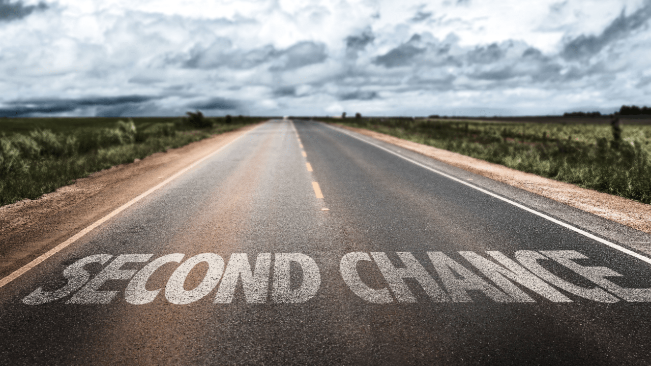 Open road with the words second chance written on pavement – concept of recycled leads What are Recycled Leads
